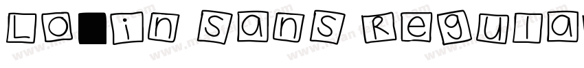 Lovin Sans Regular字体转换
